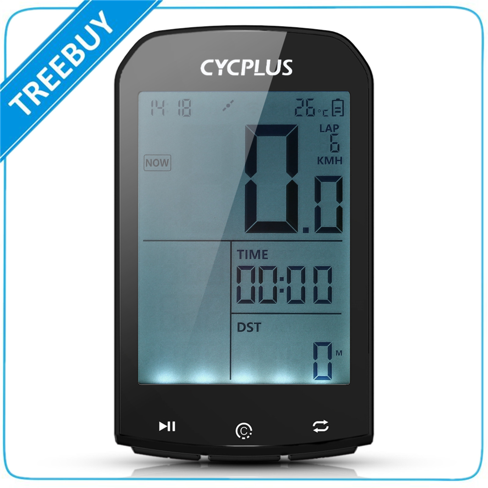 Smart GPS Cycling Computer BT 4.0 ANT+ Bike Wireless Computer Digital Speedometer Backlight IPX6 Accurate Bike Computer
