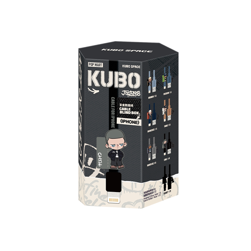 POP MART KUBO JEANS SERIES-Cable Blind Box(iPhone)(Type-C) Action Figures