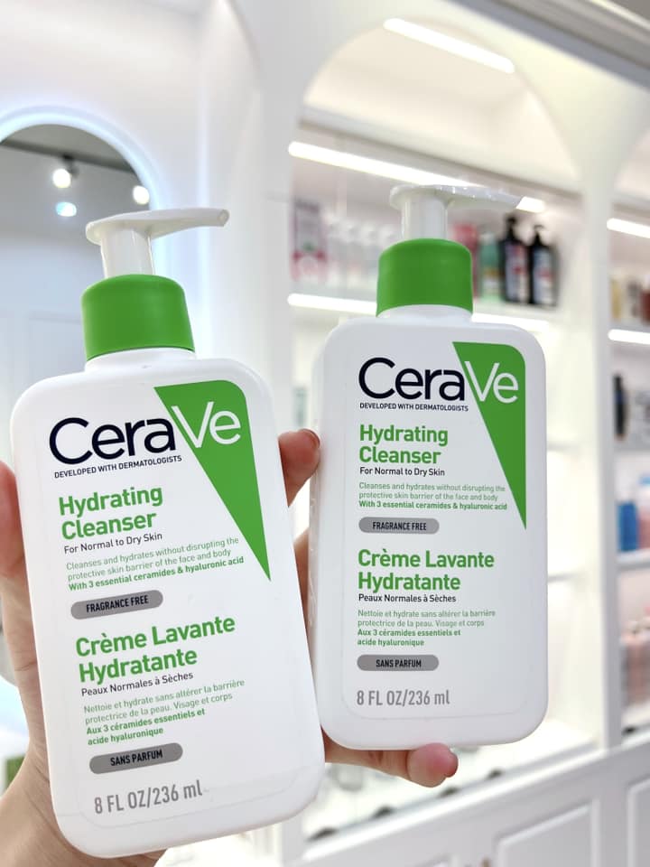 Sữa rửa mặt Cerave nội địa Pháp 236ml