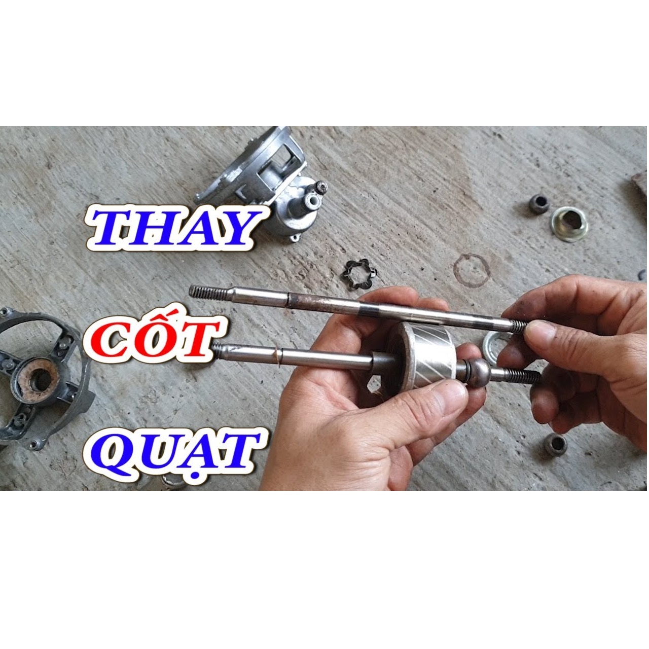 CẶP CỐT BẠC CHO TRỤC QUẠT 8MM (3 CẶP)