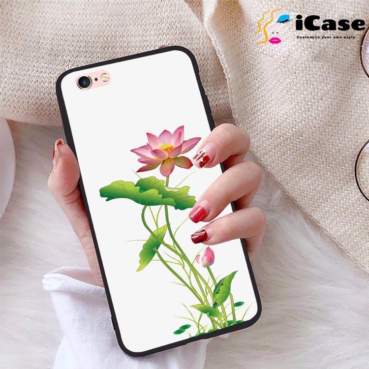 Ốp lưng iPhone 6 viền dẻo TPU BST Sen