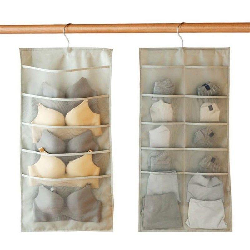 Túi treo đồ 2 mặt 30 ngăn đựng phụ kiện thời trang, thắt lưng, đồ lót, vật dụng gia đình tiết kiệm diện tíchcó móc treo tủ siêu tiện dụng, chất liệu vải oxford chống thấm nước bền đẹp