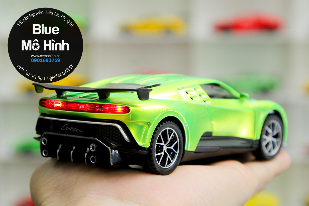 Blue mô hình | Xe mô hình Bugatti Centodieci 1:32 – Xanh