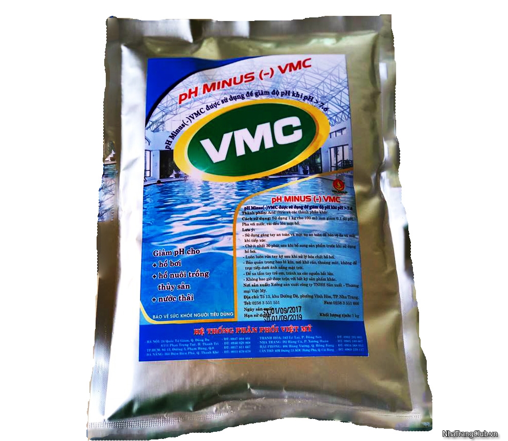 PH MINUS (-) VMC GIẢM PH HỒ BƠI 1KG