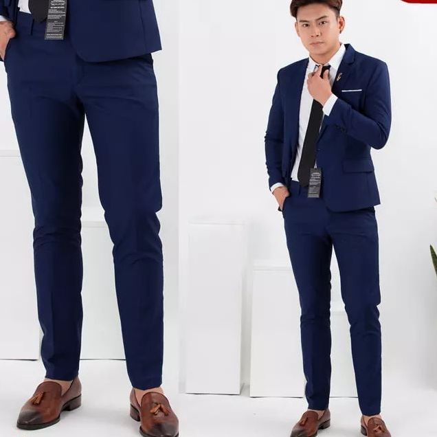 [FreeShip]Quần Tây Âu DÀI Hàn Quốc CARO Nam Thời Trang - Chất vải đẹp ( màu y hình )