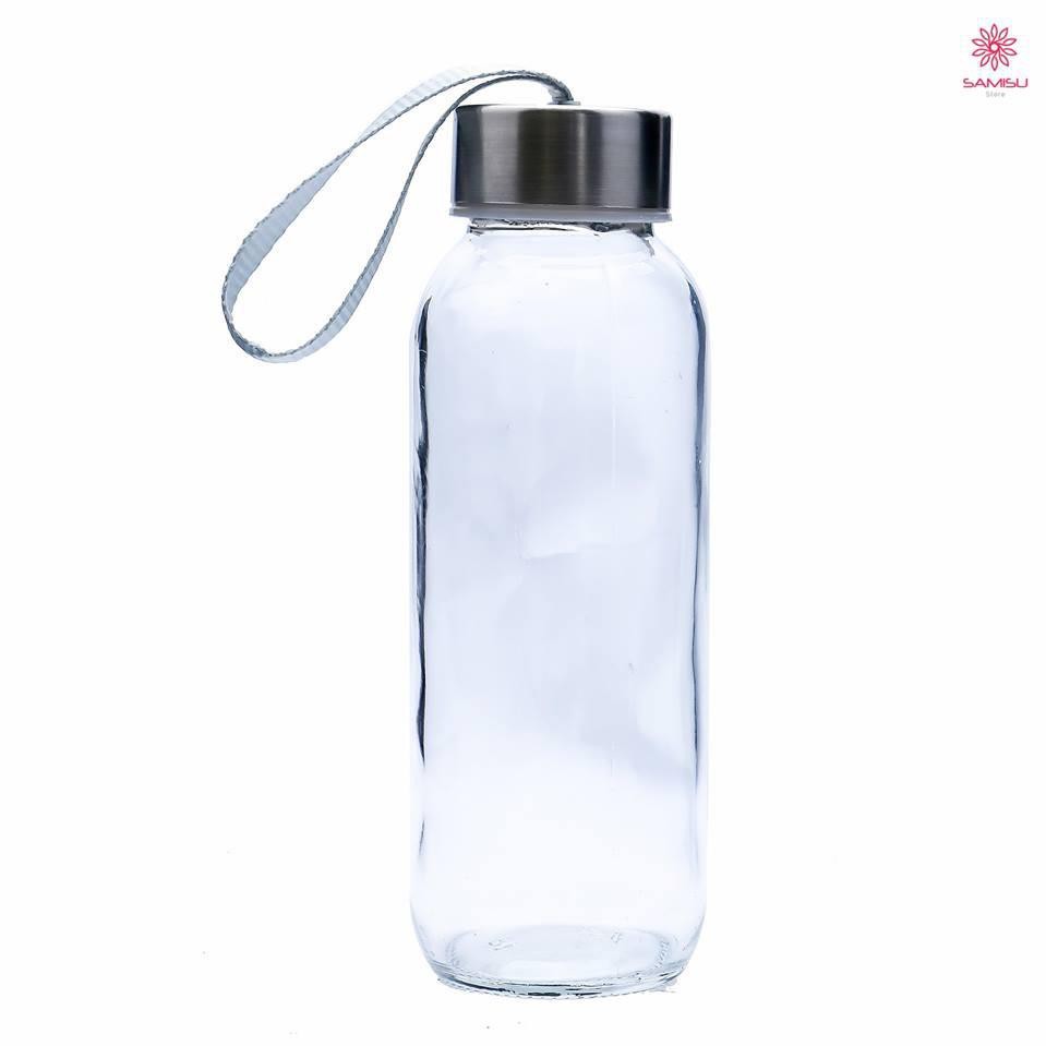 Bình detox thủy tinh 500ml nắp dây- hàng cao cấp