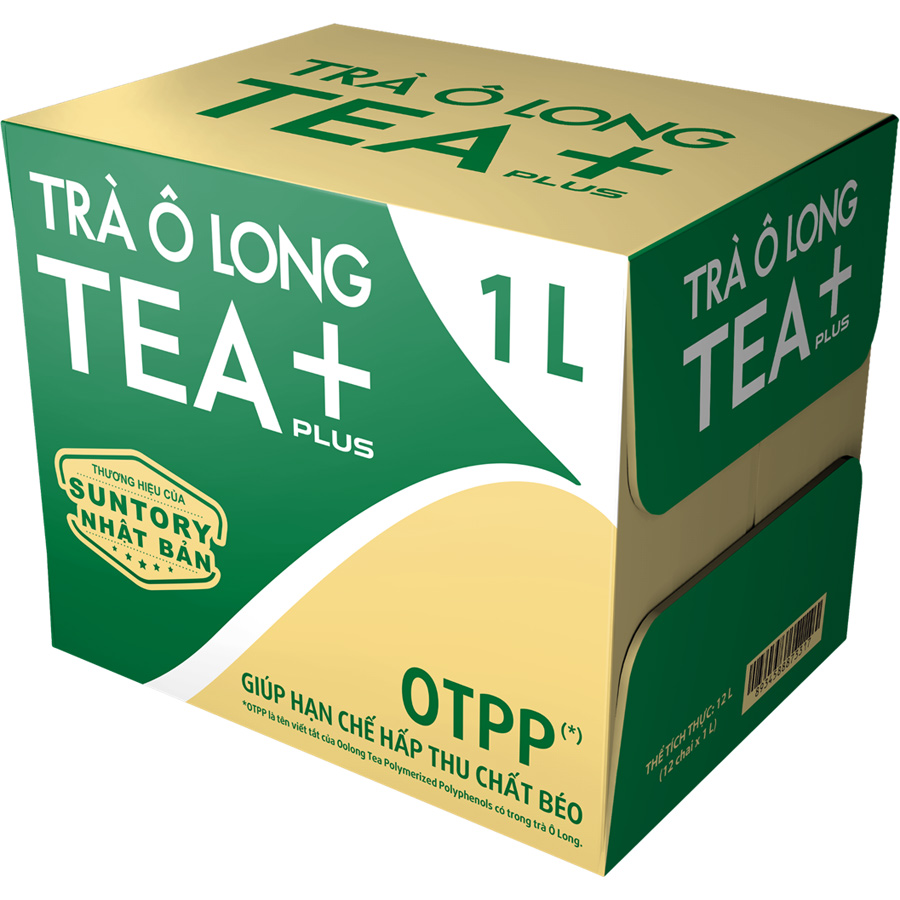 Trà Olong Tea Plus 1L