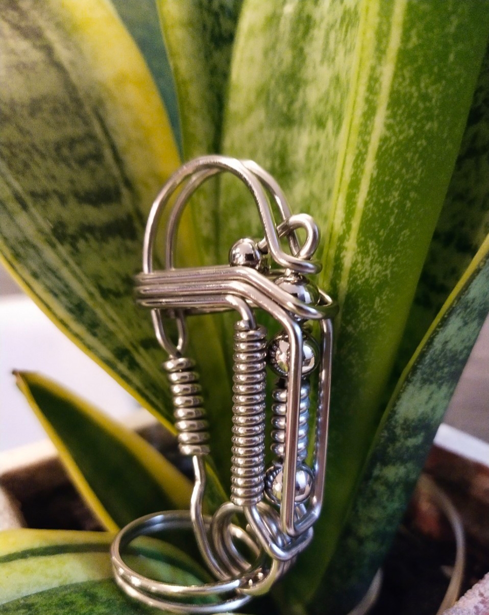 [HCM]Móc Khoá Thủ Công Inox - Móc ô tô xe máy
