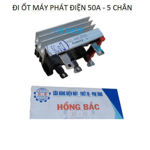 Đi ốt cầu 50A 1200v loại 5 chân và 4 chân - Đi ôt cầu máy phát điện 50A 1200V