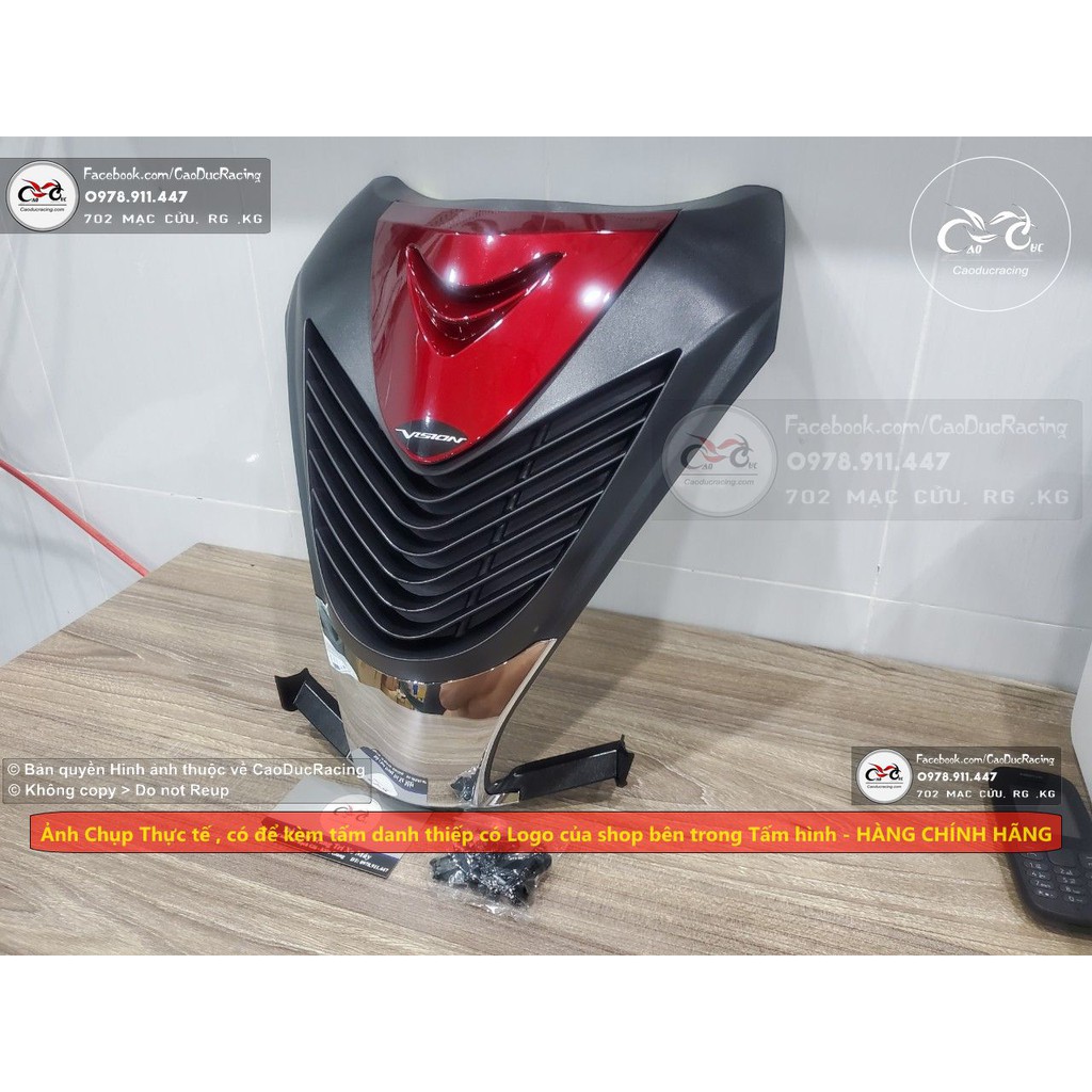 Mặt nạ Vision - kiểu SH màu đỏ đô