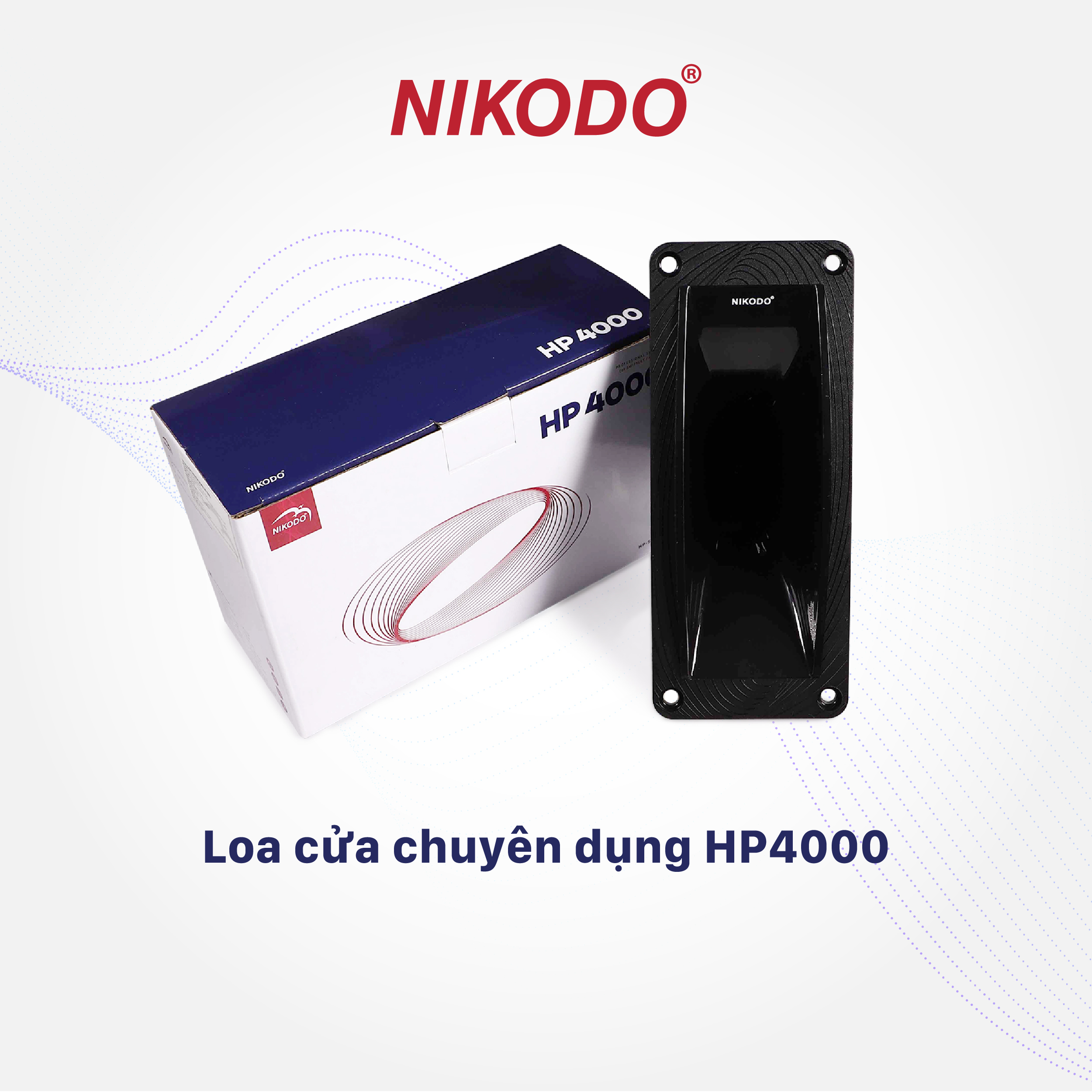 Loa cửa cao cấp HP 4000 Nikodo cho nhà nuôi yến, âm thanh chân thực, dẫn dụ chim yến