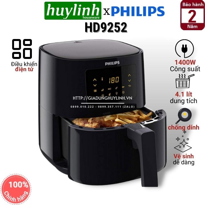 Nồi chiên không dầu điện tử philips hd9252/90 - 4.1 lít - chính hãng