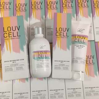 Sữa dưỡng thể trắng da Louv Cell Crystal Whitening Body Lotion SPF 5 Lyo Shop thumbnail