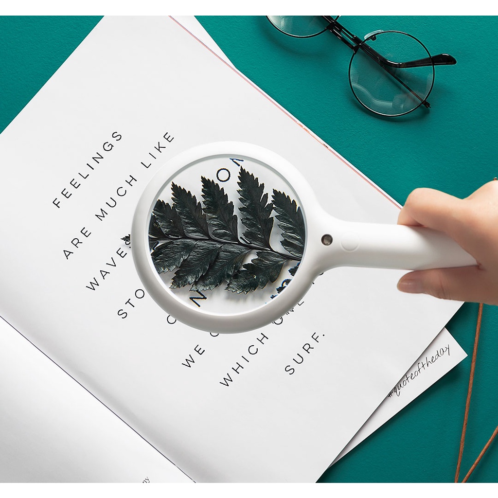✅ Kính lúp cầm tay thông minh Xiaomi Xiaoda. Kính lúp có đèn led đa năng đèn ngủ pin 1800mah