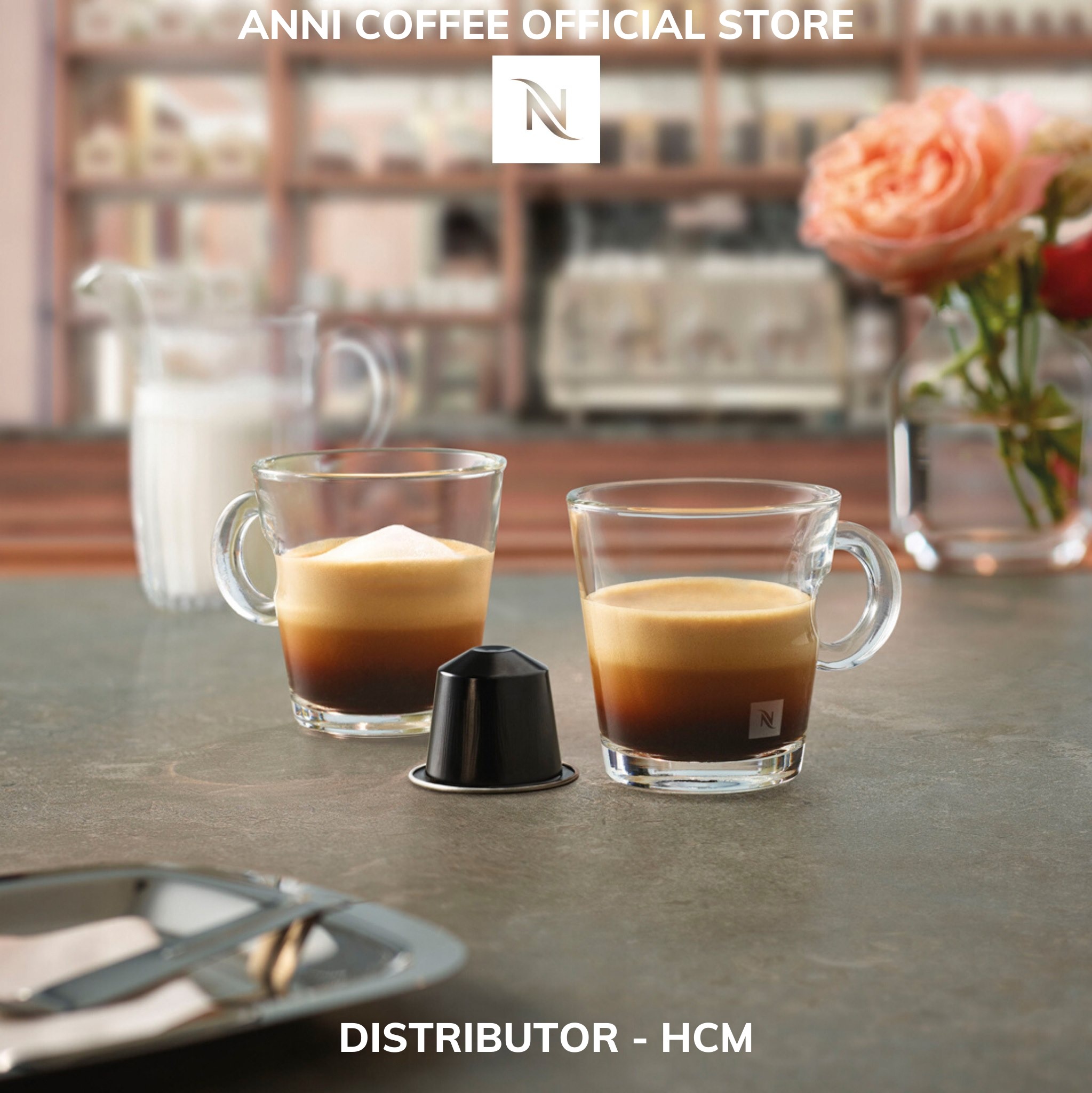HCMRistretto Italiano New Date 2021 Nespresso Capsule Coffee Ispirazione