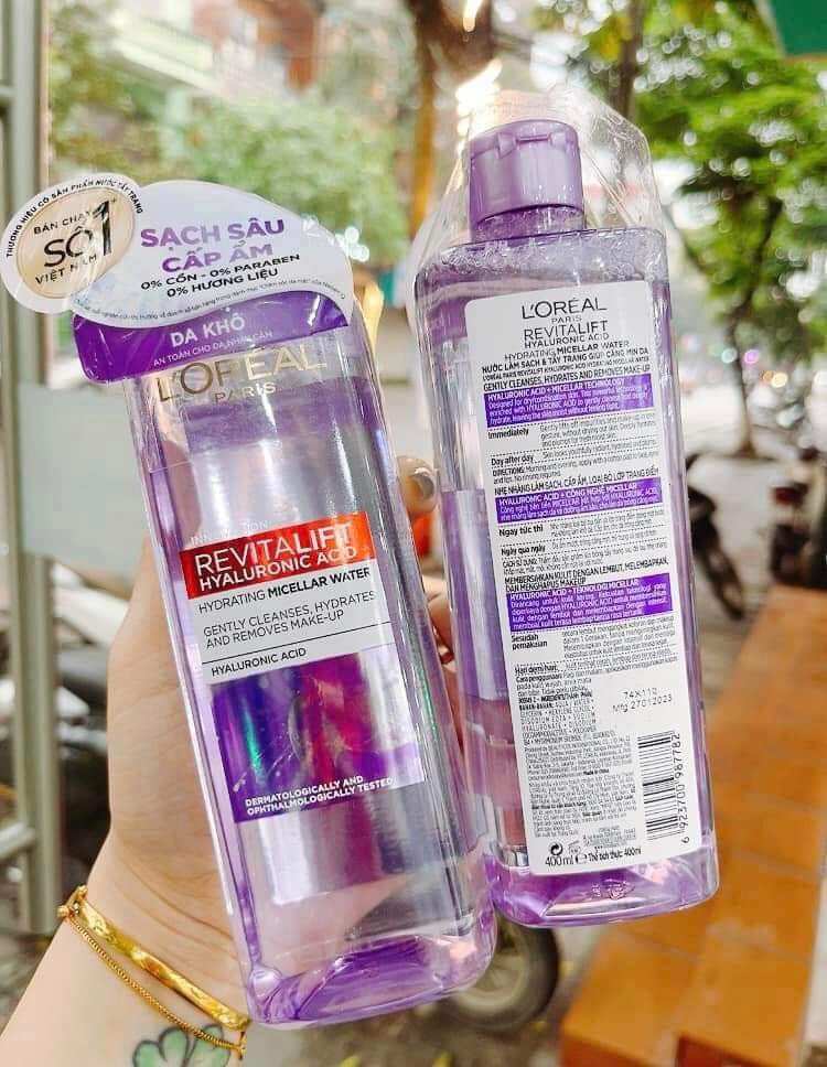 Nước Tẩy Trang L'Oreeal Làm Sạch Và Cấp Ẩm 400ml