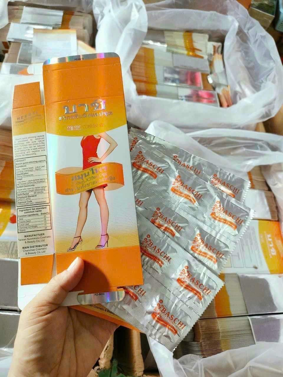 Viên Uống Giảm Cân Baschi Cam Thái Lan 30 viên