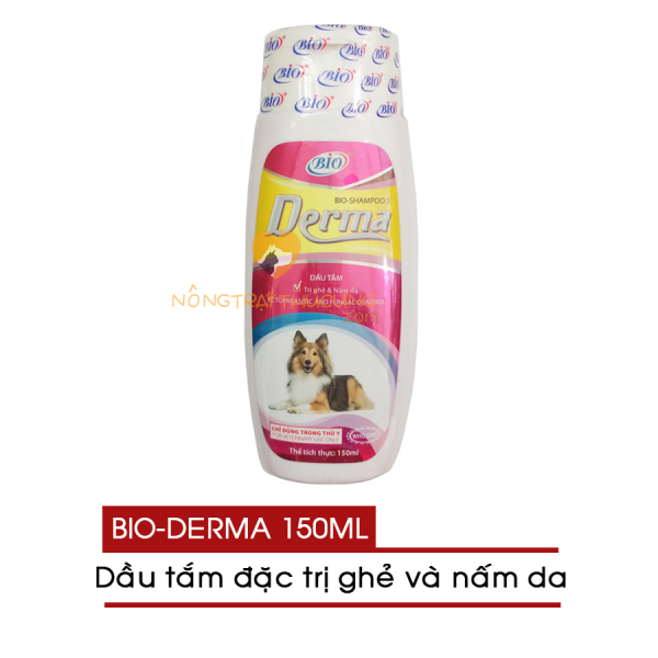 Sữa tắm Bio Derma 150ml cho chó mèo bị ghẻ, viêm da, nấm da - [Nông Trại Thú Cưng]