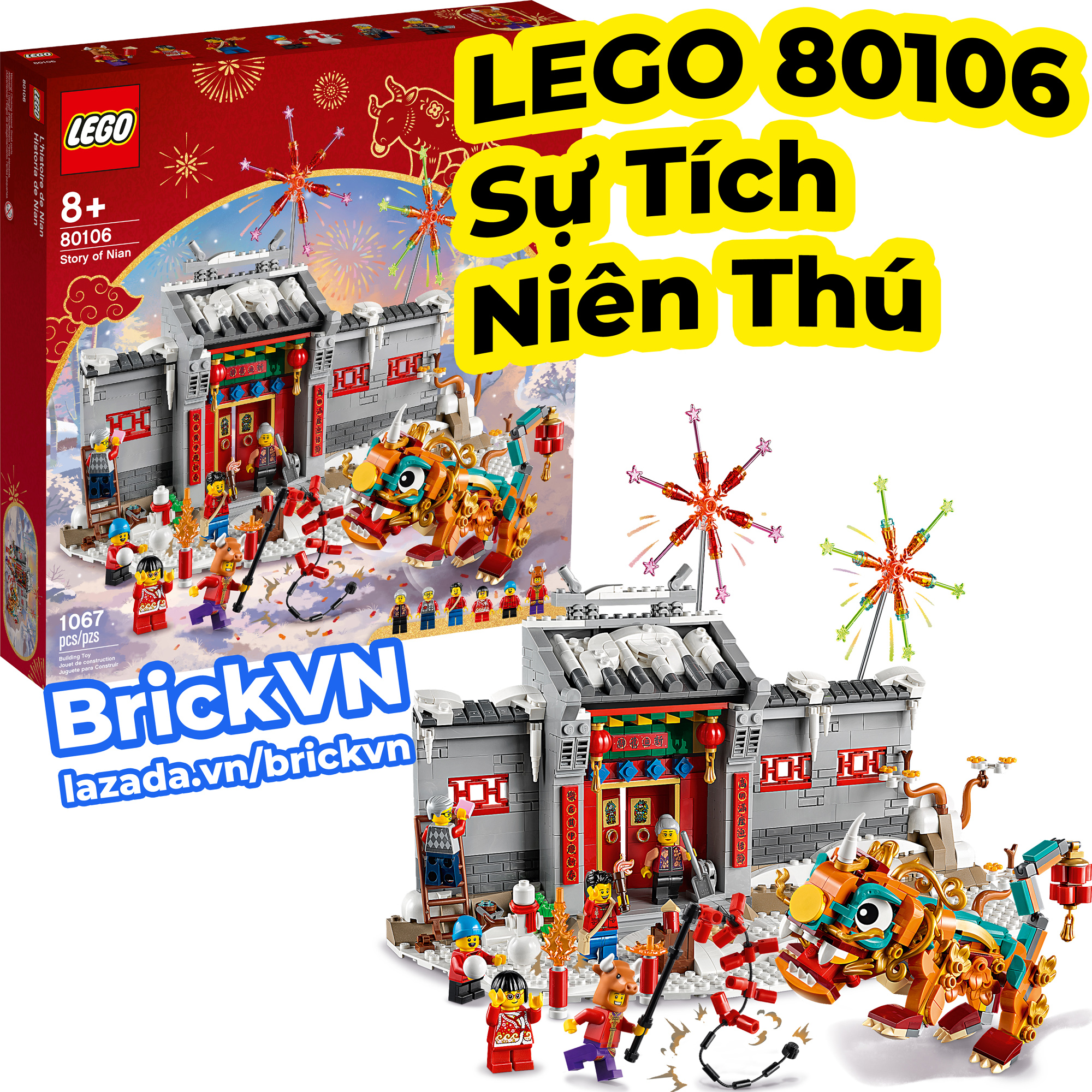 LEGO 80106 Story of Nian (MISB, Genuine LEGO) - 레고 연수 이야기 (80106) (정품)