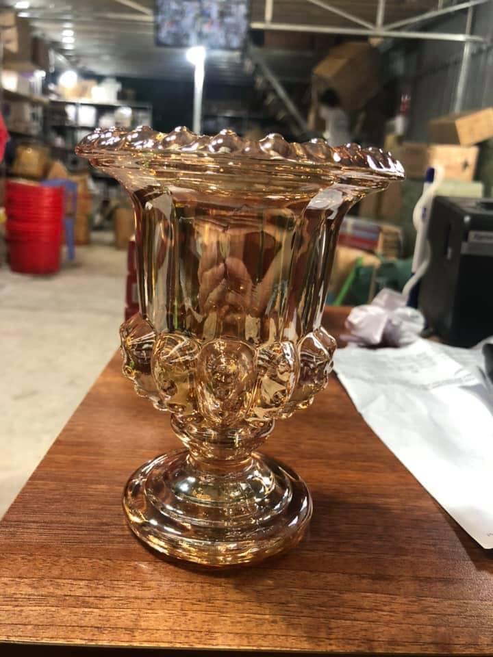 Bình thủy tinh cắm hoa,cắm phật thủ