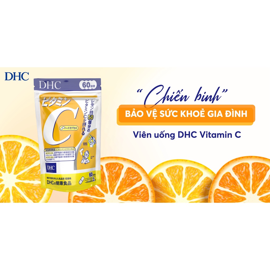 Combo Viên Uống DHC Sáng Da Mờ Thâm 30 Ngày (Adlay & Vitamin C)