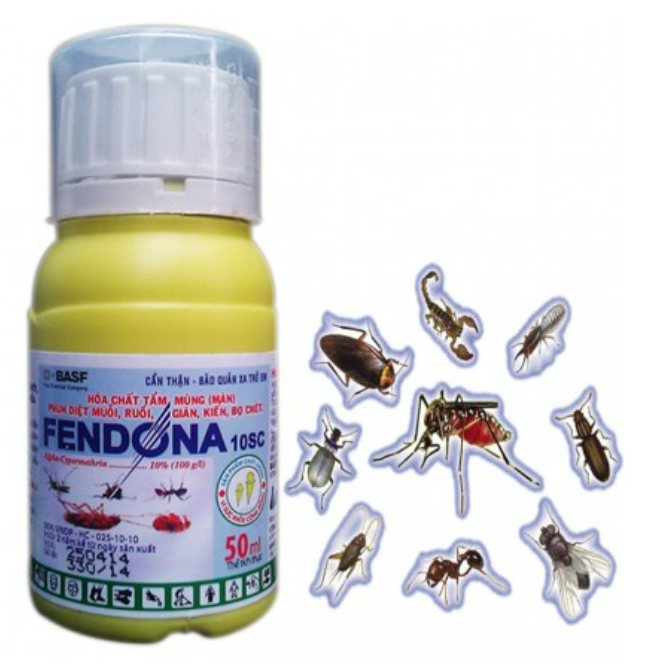 [HCM]Thuốc Diệt Côn Trùng FENDONA 10SC Chai 50ml  (HÀNG CÓ SẴN)