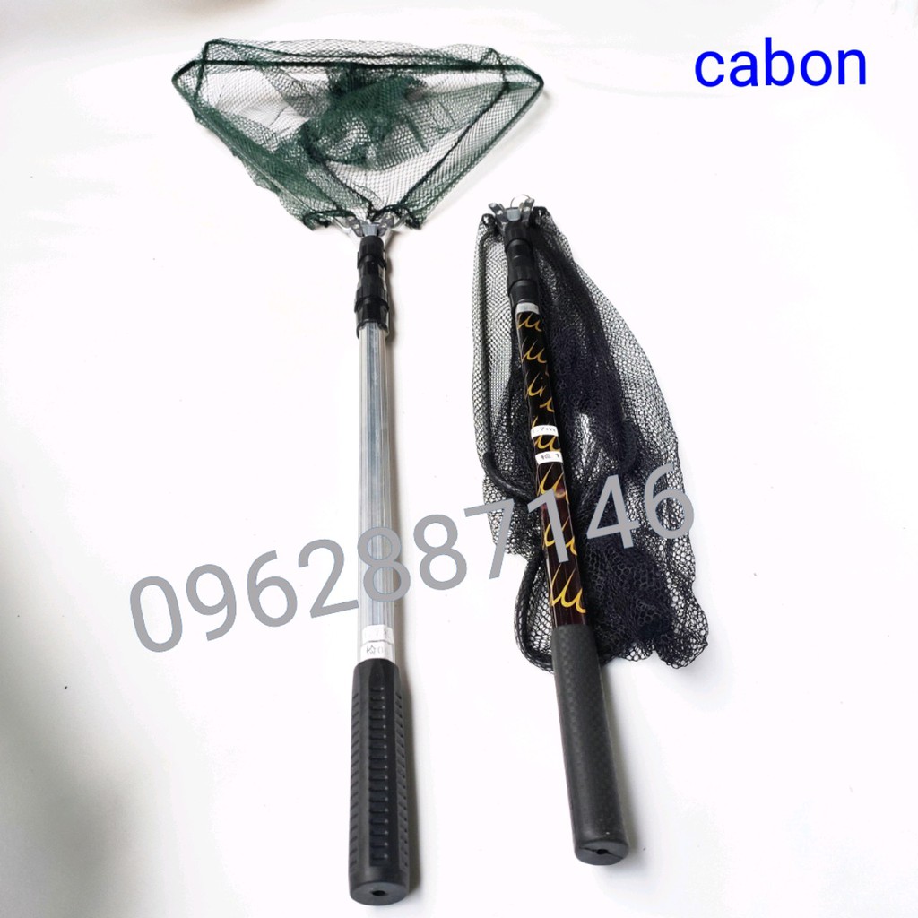 Bộ vợt cá vợt xúc cá 2m1 cao cấp nano