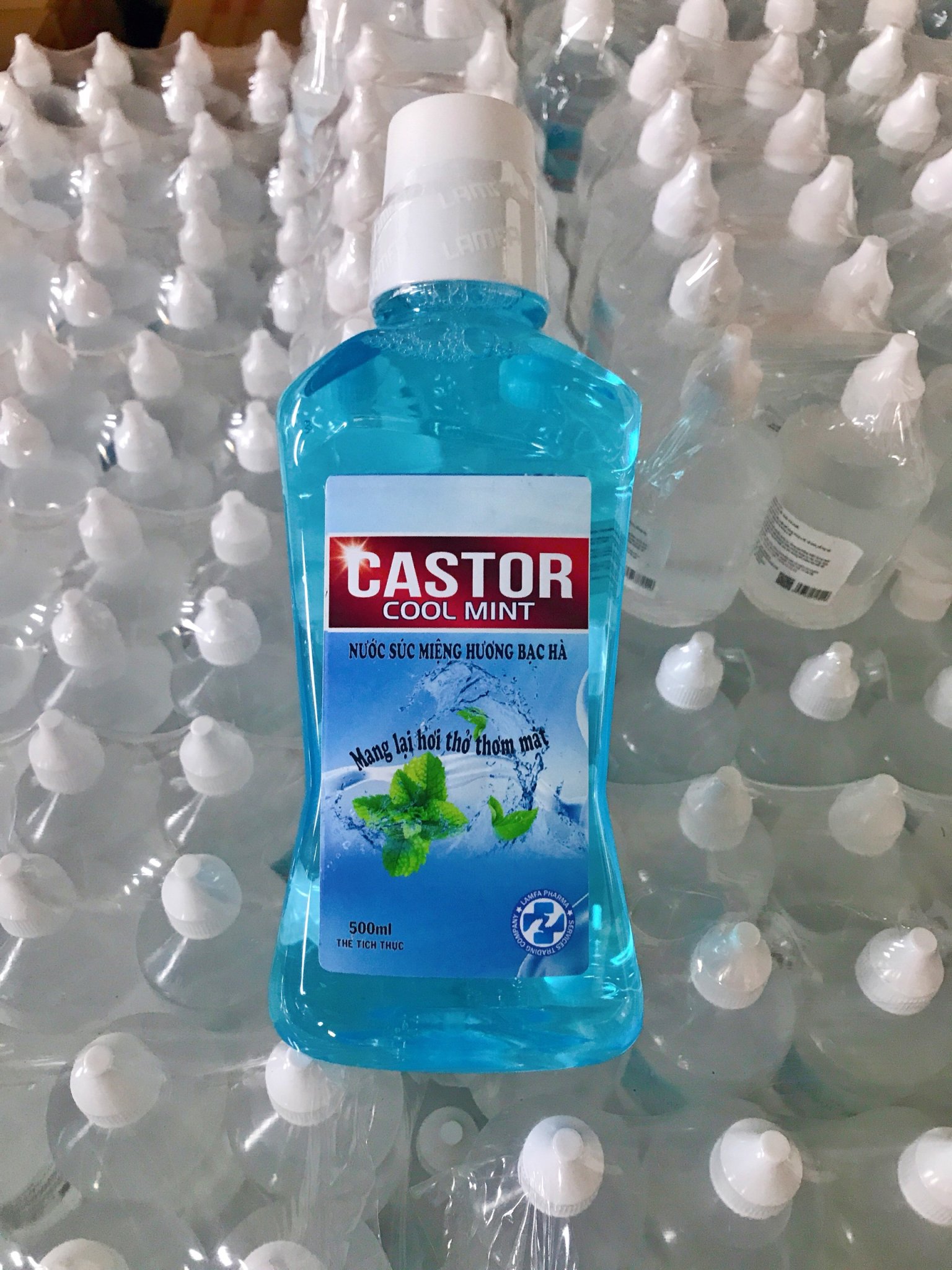 COM BO 3 CHAI Nước Súc miệng HƯƠNG BẠC HÀ 500ML