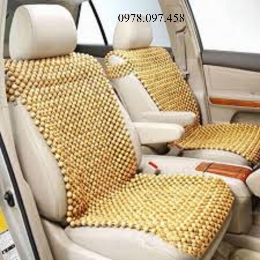 Đệm ghế ô tô hạt gỗ thông