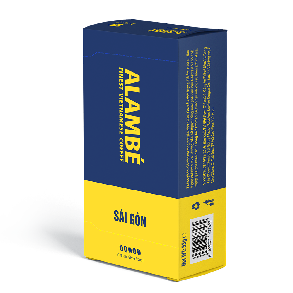 [HCM]CÀ PHÊ VIÊN NÉN ALAMBÉ - SÀI GÒN (10 viên/hộp)