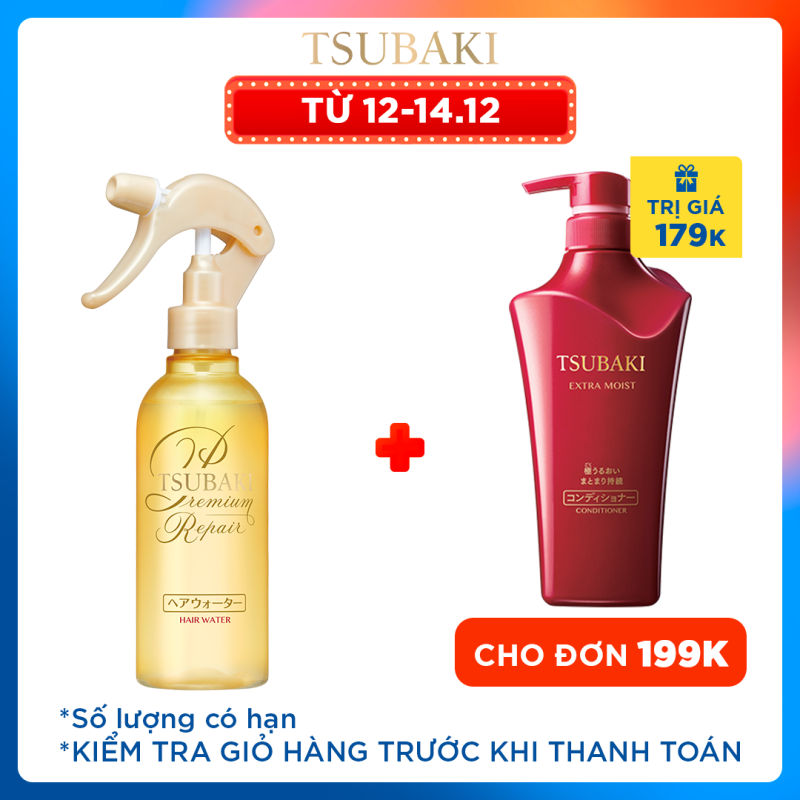 Xịt dưỡng Tsubaki phục hồi ngăn rụng tóc