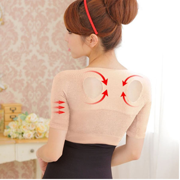 Đai nit giảm mỡ vùng lưng vai bắp tay Áó Giảm Béo Vai Bắp Tay Cho Bạn