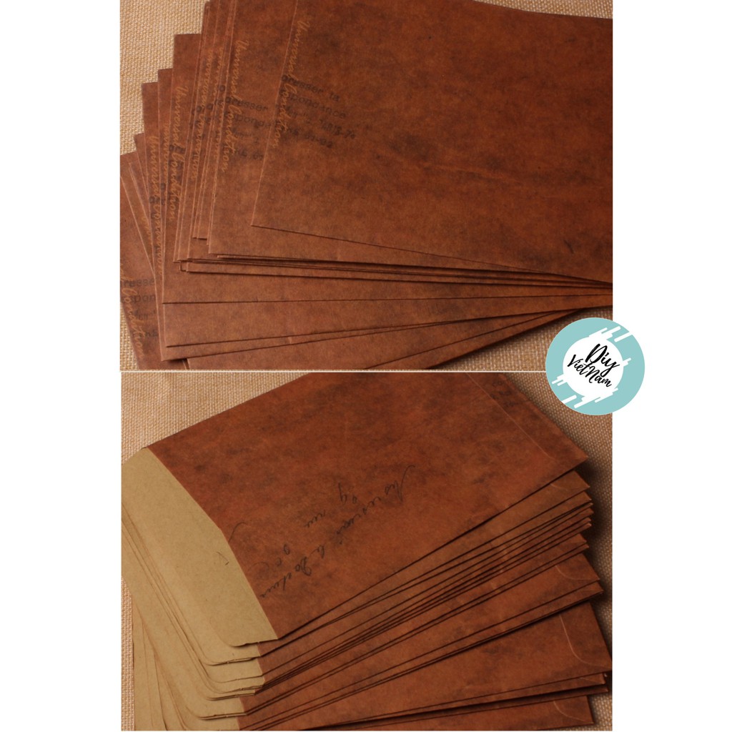 [HCM]SET 5 BÌA THƯ KRAFT