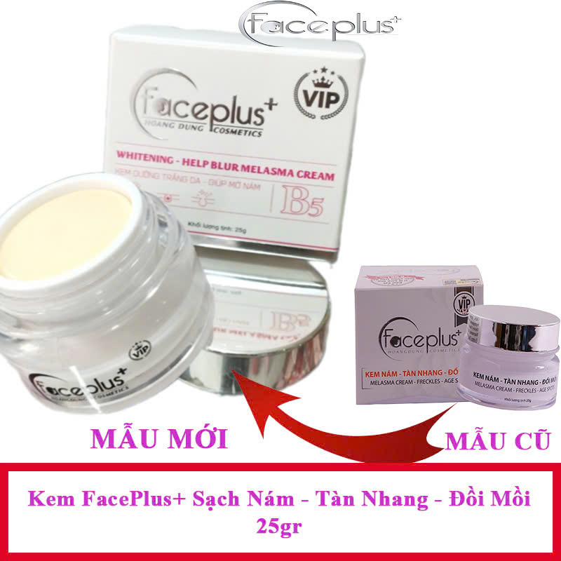 Kem Nám - Tàn Nhang - Đồi Mồi FacePlus+ 15g + tặng mặt nạ