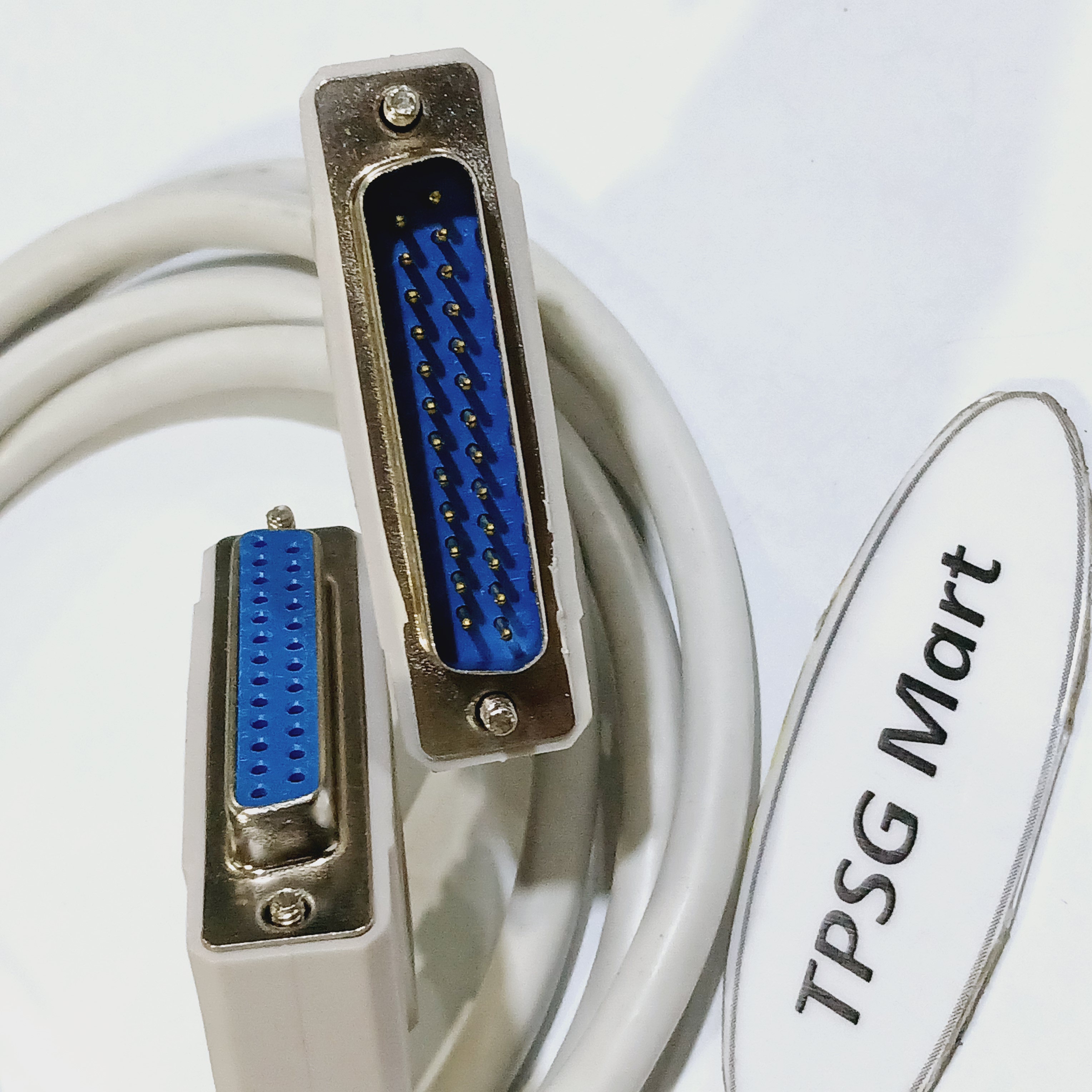 Cáp nối dài Com 25 dài 1.5m (DB25): 1 đầu Kim ra 1 đầu Lổ (Cable DB25M to DB25F)