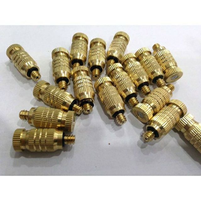Bộ 10 đầu péc phun sương bằng đồng
