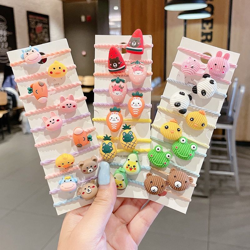 Set 30 dây buộc tóc cho bé siêu dễ thương (giao mẫu ngẫu nhiên)