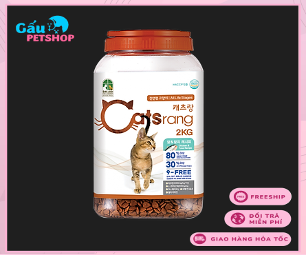 Thức ăn hạt cho mèo Catsrang - Hủ 2kg