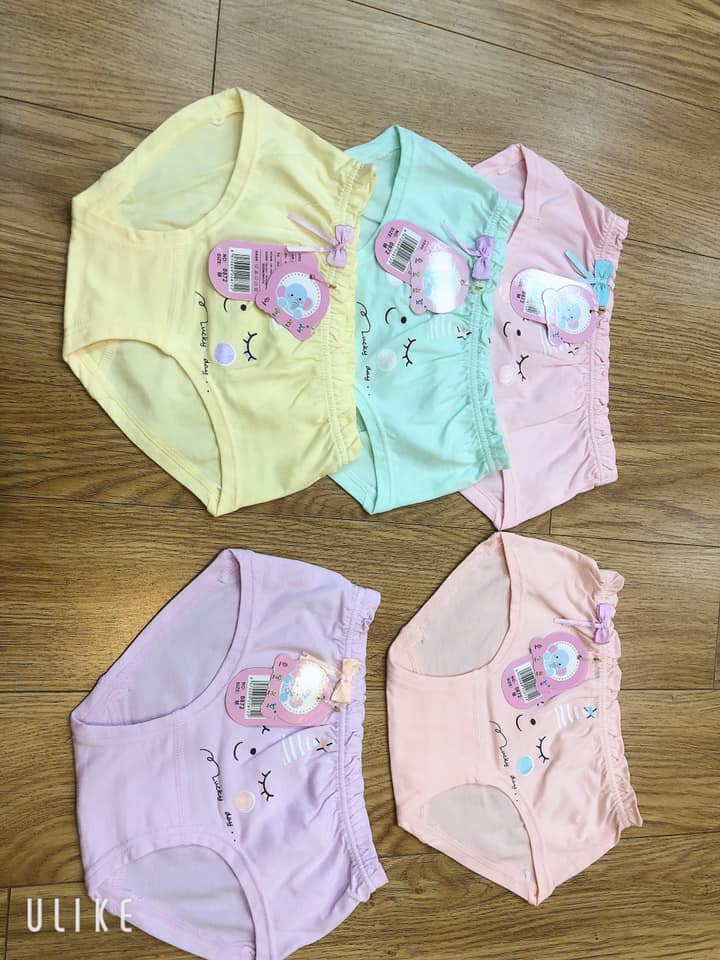 Quần chíp tam giác cotton cho bé gái