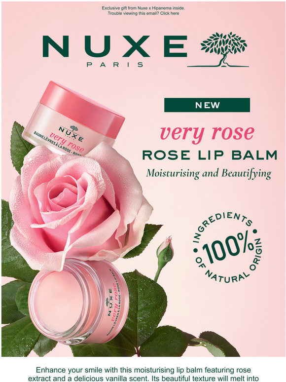 (Chuẩn Pháp-Bản giới hạn) Sáp dưỡng môi NUXE Very Rose Lip Balm