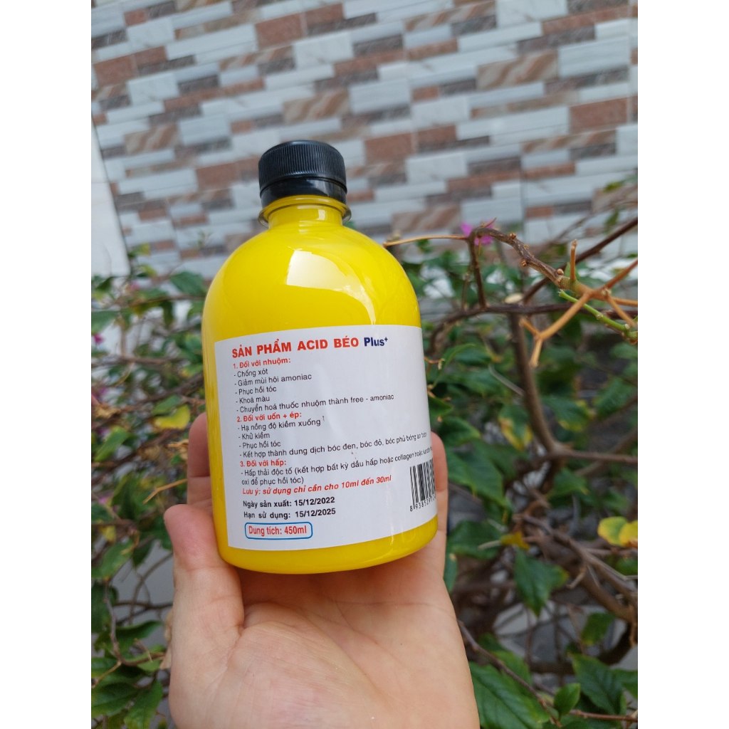 Axit Béo Plus+ Đặc 450ml - Dưỡng & Phục Hồi Tóc Hiệu Quả