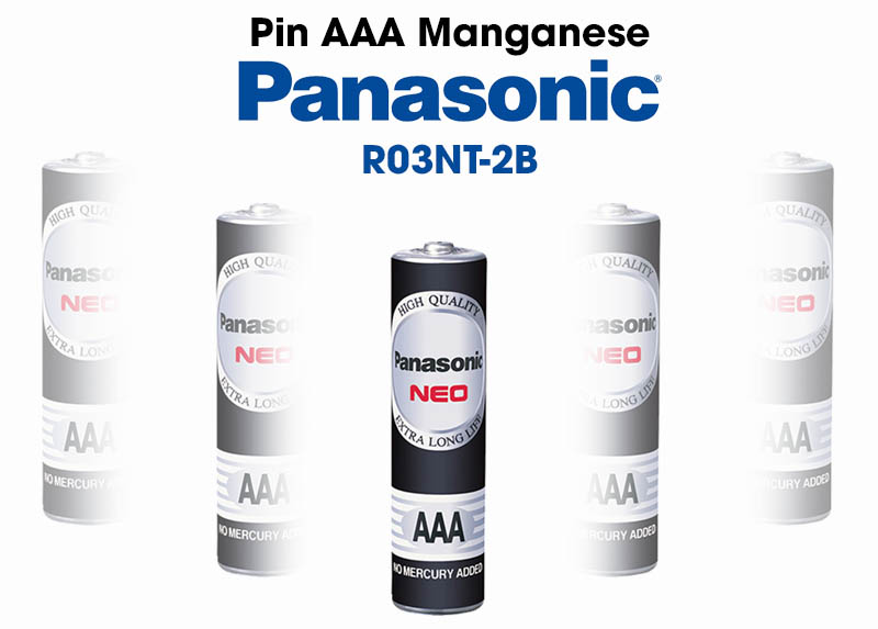 Combo 2 Pin AAA Panasonic R03NT/2S (Vỉ 2 Viên)