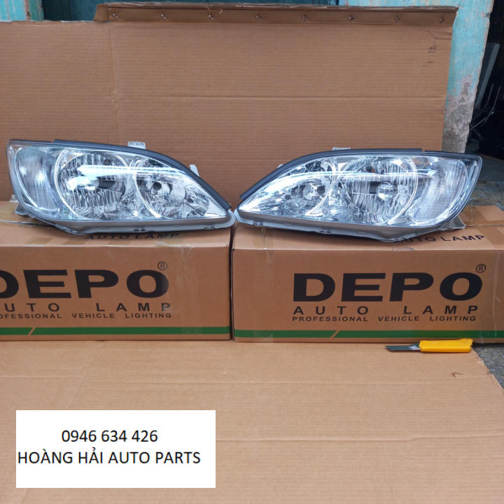 Đèn pha toyota camry đời 2003-2005 hàng deppo đài loan