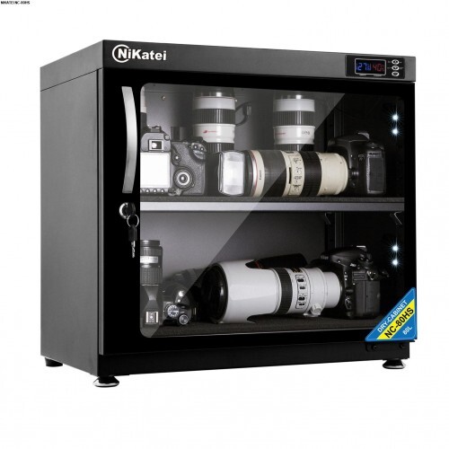 [HCM]TỦ CHỐNG ẨM NIKATEI NC-80HS (BLACK) 80 Lít