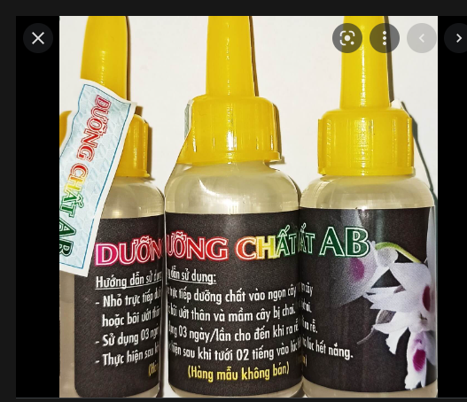 Dưỡng chất ab - Dưỡng mầm lan lọ 10ml