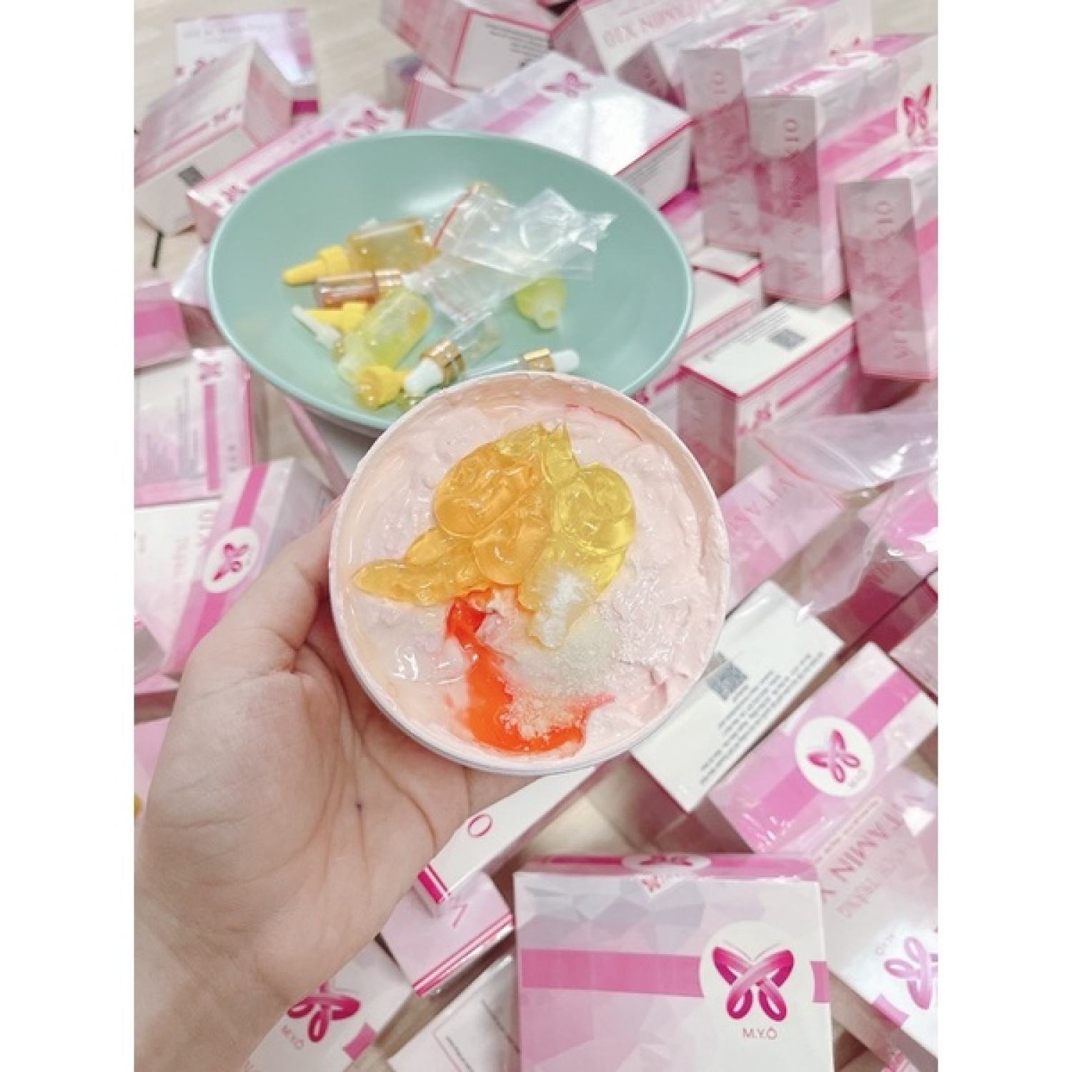 SET KÍCH TRẮNG VITAMIN X10 MYÔ ( Kích trắng mạnh gấp 10 lần )
