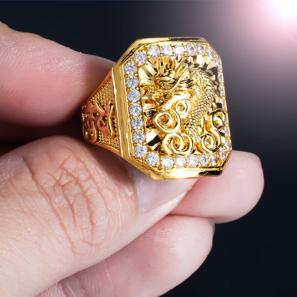 [HCM]Nhẫn Rồng Vuông UHA