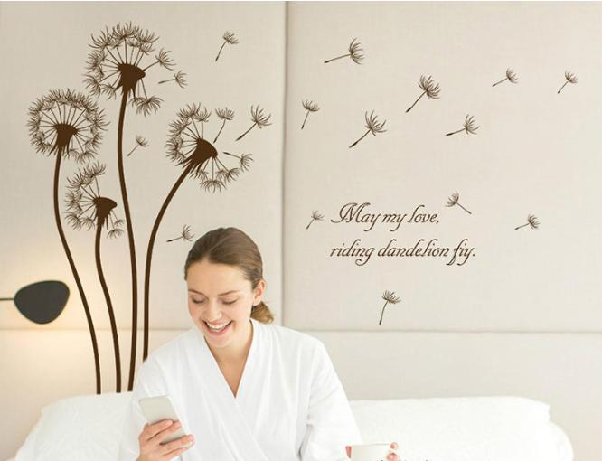 Decal trang trí Bồ Công Anh nhỏ