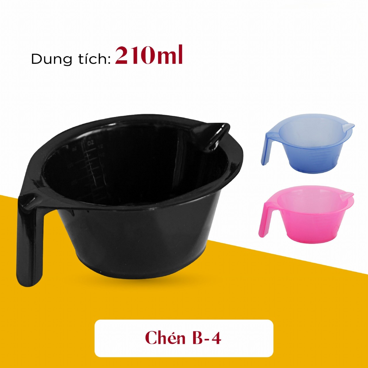 Chén đựng thuốc nhuộm tóc abs có quai