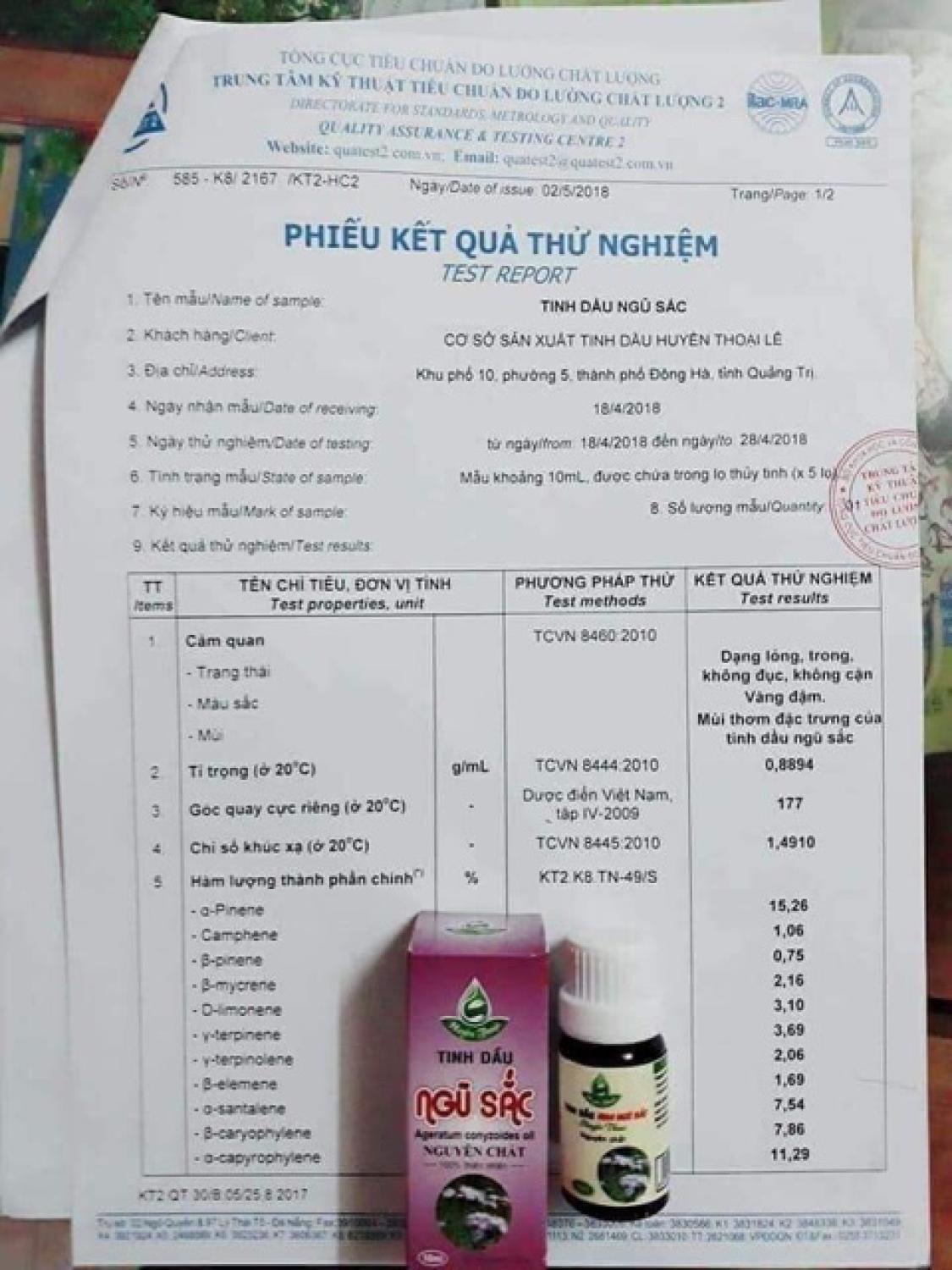 Tinh Dầu Ngũ Sắc Huyền Thoại